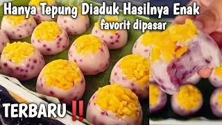 TEPUNG DIADUK JADI JAJANAN YANG ENAK MODALNYA IRIT UNTUNGNYA MELEJIT