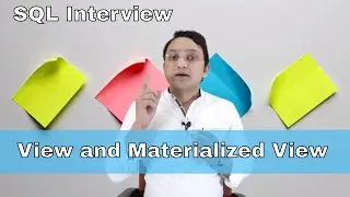 P#9 Difference between view and materialized view  in oracle SQL Database- interview question