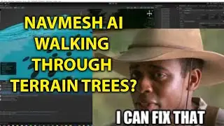 Unity NavMesh Terrain Trees ACTUAL FIX!