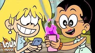 Loud Family Uses Their Cell Phones! w/ Lori, Carlota, Leni, Luan & MORE | The Loud House