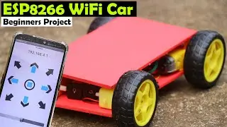 ESP8266 Project, Nodemcu ESP8266 WiFi Car with Smartphone Android Application, Nodemcu Car