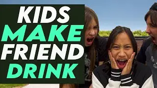 Kids Make Friend Drink, You Won't Believe What Happen Next!