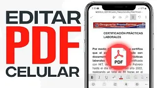 Cómo EDITAR un PDF desde mi CELULAR (2024) Modificar un PDF GRATIS