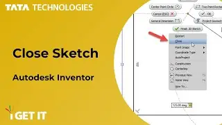 #6 Close Sketch | Autodesk Inventor