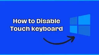 How to Disable Touch keyboard   Show on Taskbar windows 10