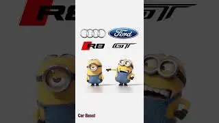 Audi R8 vs ford GT minions style funny