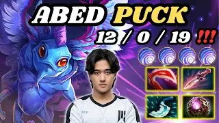 🔥 ABED Puck Midlane Highlights 7.34e 🔥 Beyond GODLIKE 0 Death - Dota 2