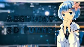 Abstract 3D Tunnel - After Effects AMV Tutorial