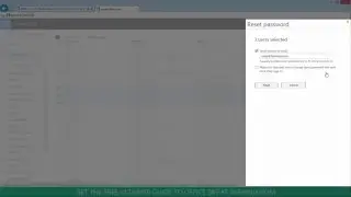 Reset an Office 365 user's password with the admin center
