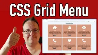 CSS Grid Menu erstellen mit HTML und CSS