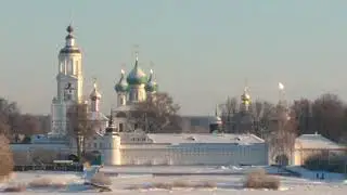 ТОЛГСКИЙ ЖЕНСКИЙ МОНАСТЫРЬ.г.ЯРОСЛАВЛЬ.(Вид через Волгу.)