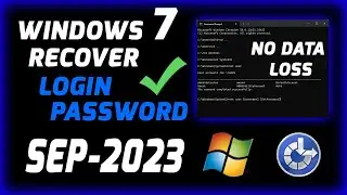 Reset Windows 7 User Login Password Without Losing Data | Recover Windows 7 Forgot Password