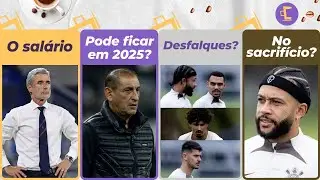 O SALÁRIO que Luis Castro pediu ao Corinthians l Há uma chance de Ramón ficar l Memphis e desfalques