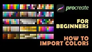 #Shorts | How To Import Colors From Any Photo In Procreate | #Procreateshorts #YouTubeshorts