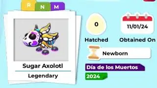 Sugar Axolotl Neon & Mega Neon in Adopt me