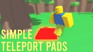 How To Make TELEPORT PADS in Roblox Studio!