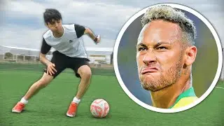 APRENDE +5 TRUCOS INCREÍBLES de NEYMAR Jr. ⚽🇧🇷 Tutorial de regates y jugadas de fútbol.