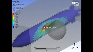 Underwater Explosion Undex Near Submerged Submarine - ANSYS Workbench Explicit Dynamics with Fluids