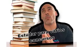 Como estudar para vários concurso ? | vale a pena ?