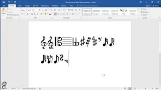 How to type musical notes symbols in Word