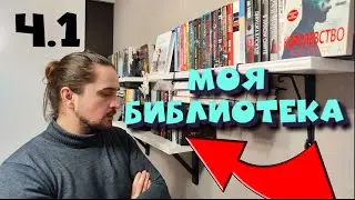 МОЯ БИБЛИОТЕКА Ч.1 📚  ОДНИМ ДУБЛЕМ 📚 Книжные полки ❤️