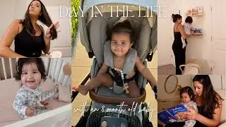 DAY IN THE LIFE WITH A BABY | 8 months old, sahm life, bedtime routine, mom chats