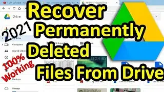 How to recover permanently deleted files from drive, Recover Deleted Photos from Google Drive