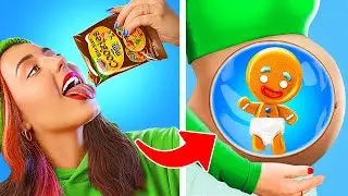 24 часа ловим конфеты! Челлендж!