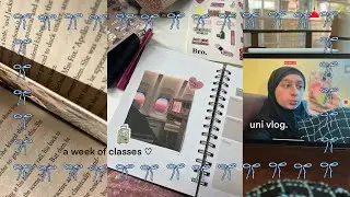 silly lil uni vlog ♡