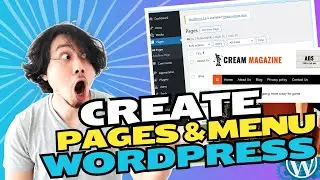 How to Create and Edit a Page in WordPress || How to Create  Menu in Wordpress