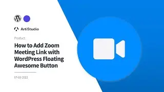 How to Add Zoom Meeting Link with WordPress Floating Awesome Button