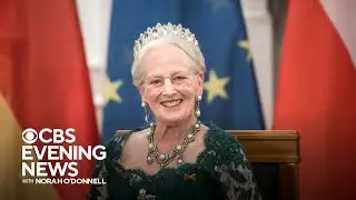 Denmark's Queen Margrethe II announces she's stepping down after 52 years on the throne