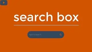 Awesome CSS Search Box Using Only HTML & CSS 2018