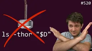 don't use short options in scripts (beginner - intermediate) anthony explains 
