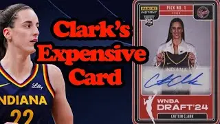 Caitlin Clark makes history again, now with the most expensive women's sports card ever