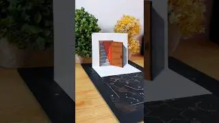 3d stairs door trick art : easy tutorial !!