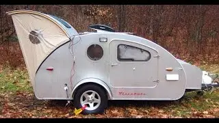 BOONDOCKING New York Catskills in A Teardrop Trailer Overlanding