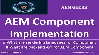 AEM Dev #6 | AEM Component implementation