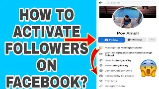 HOW TO ACTIVATE FOLLOWERS ON FACEBOOK PROFILE | TUTORIAL VIDEOS |