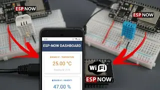 ESP32: ESP-NOW Web Server Sensor Dashboard (ESP-NOW + Wi-Fi)