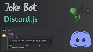 Creating a Discord Joke Bot with Discord.js | Beginner-Friendly Tutorial