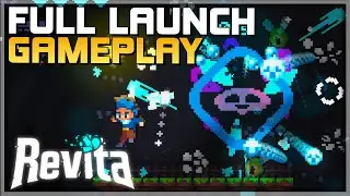 REVITA Full Launch Gameplay - Twin-Stick Action Roguelike - PC/Nintendo Switch