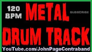 Thrash Metal Drum Backing Track 120 bpm