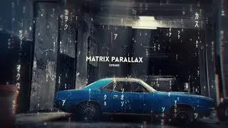 Matrix Parallax Opener | After Effects Template | Video Displays