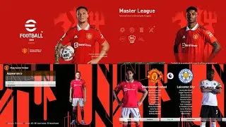 PES 2021 NEW Graphic Menu Manchester United Edition 2023