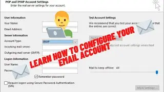 How to configure your email account in Microsoft Outlook (IMAP/POP3)