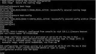 Cisco IOS Resilient Configuration Discussion and Lab