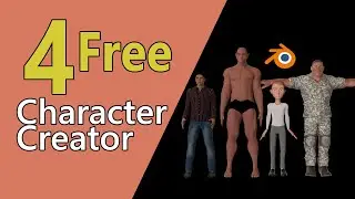 4 Free Character Creator for Blender | Character Modeling & Rigging without Skill | Being Animator