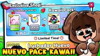 COMPRO EL PACK KAWAII Y CONSIGO LA NUEVA HUGE VACA FRESA!!! Roblox Pet Simulator 99