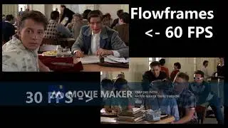 Flowframes 30 FPS vs 60 FPS